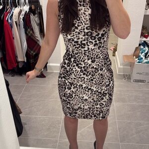 Calvin Klein business attire midi dress